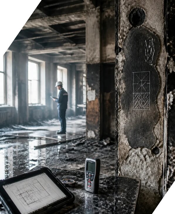 Обследование зданий после пожара в Ирбите от 16490 р. | ЭкспертизаРоссия
