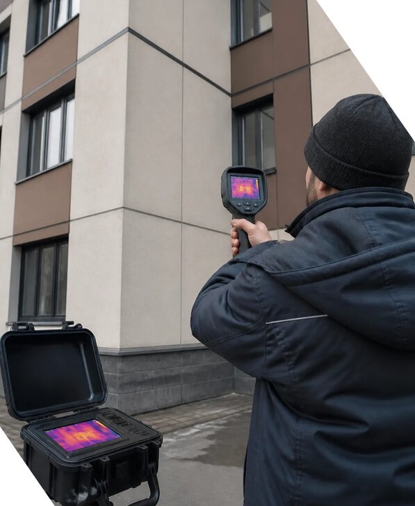 Тепловизионное обследование зданий и сооружений в Ирбите